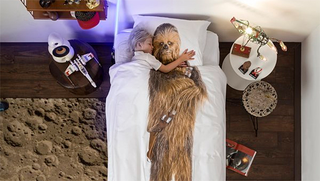 Illustration for article titled Inspire Star Wars Dreams With Vader and Chewbacca Bedding